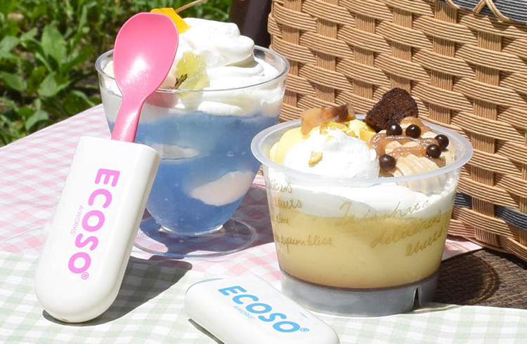 ECOSOシリーズ「コンパクトスプーン&フォーク」