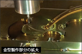 金型製作部分の拡大